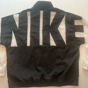Nike Men's Black and White Jacket